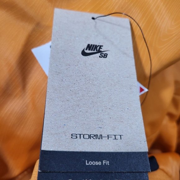 NIKE SB STORM FIT DNA OL SKATE JACKET SIZE XL (DH2632 738) LIGHT CURRY $130 - Picture 6 of 8